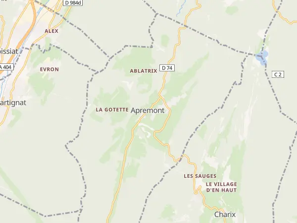 Plan de Apremont