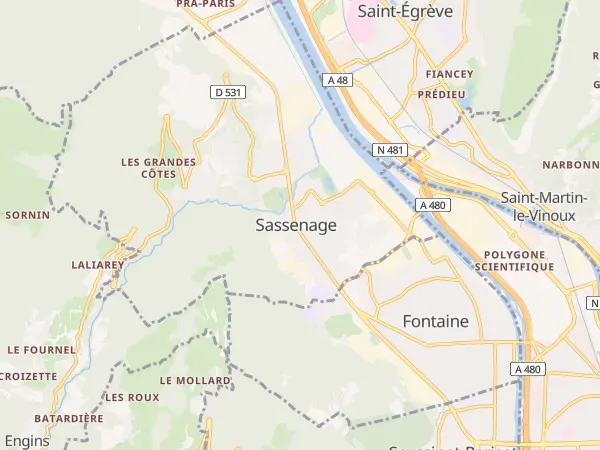 Plan de Sassenage