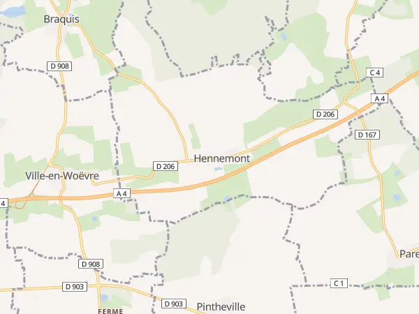 Plan de Hennemont