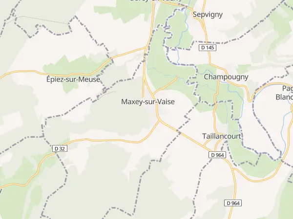 Plan de Maxey-sur-Vaise