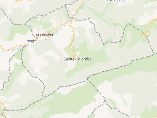 Plan de Sainte-Colombe