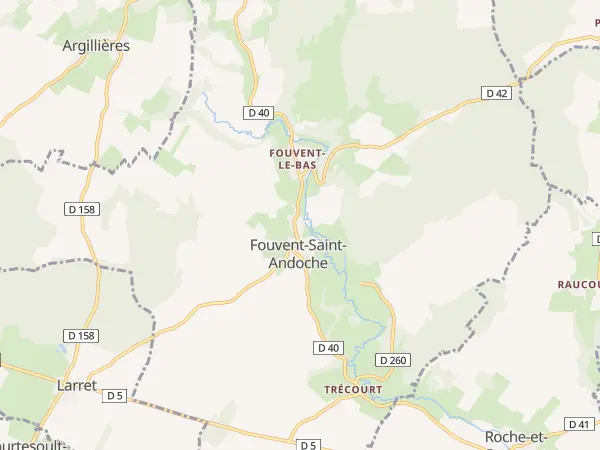 Plan de Fouvent-Saint-Andoche