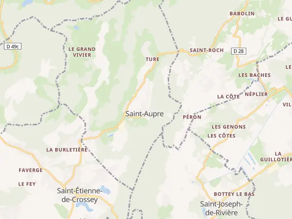 Plan de Saint-Aupre