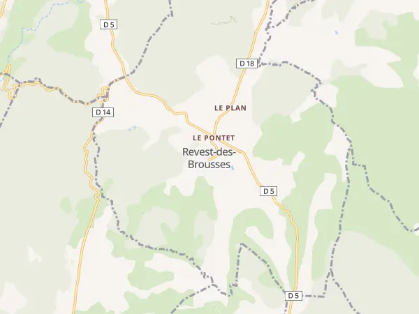 Plan de Revest-des-Brousses