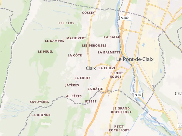 Plan de Claix