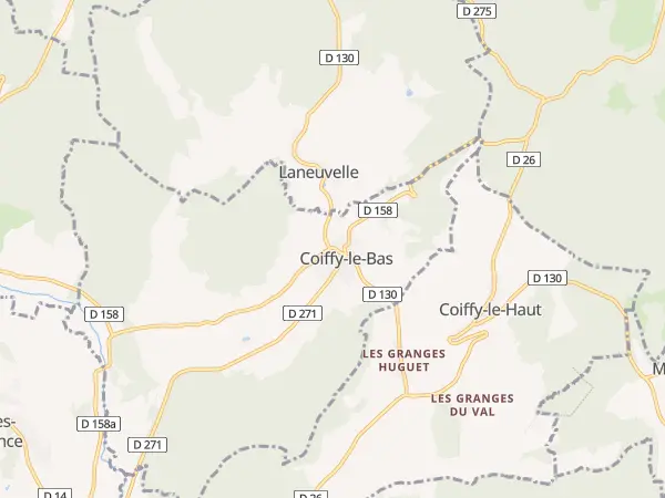 Plan de Coiffy-le-Bas