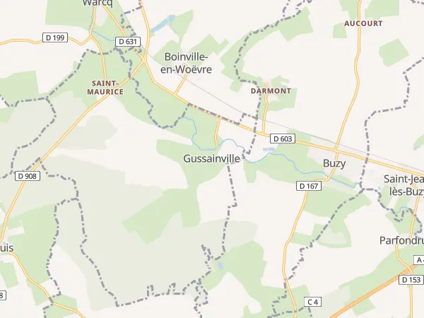 Plan de Gussainville