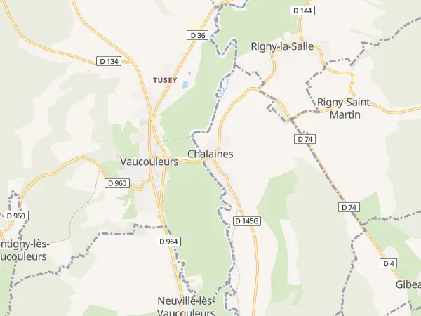 Plan de Chalaines