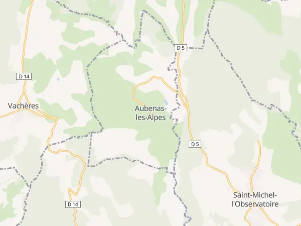 Plan de Aubenas-les-Alpes