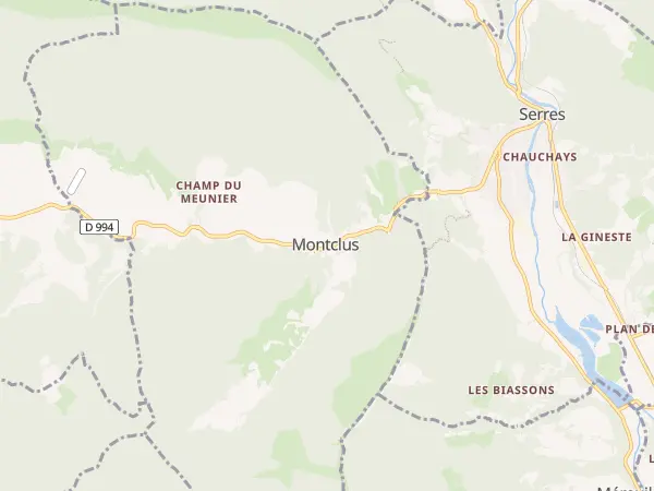 Plan de Montclus