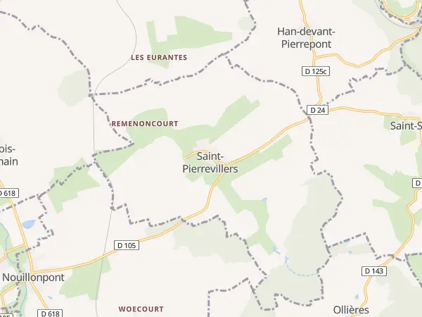 Plan de Saint-Pierrevillers