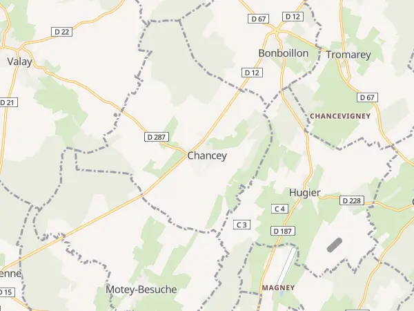 Plan de Chancey