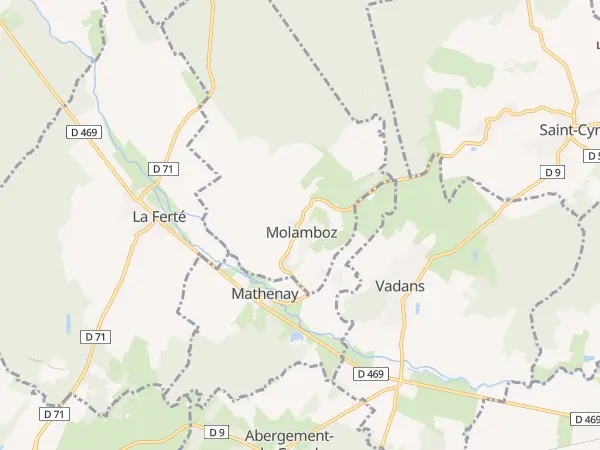 Plan de Molamboz