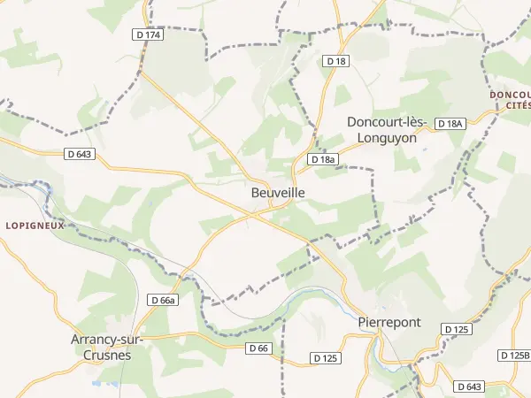 Plan de Beuveille