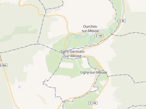 Plan de Saint-Germain-sur-Meuse