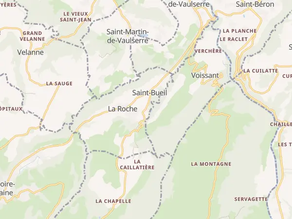 Plan de Saint-Bueil
