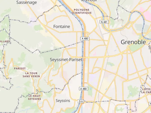 Plan de Seyssinet-Pariset