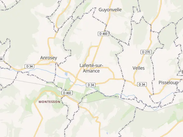 Plan de Laferté-sur-Amance