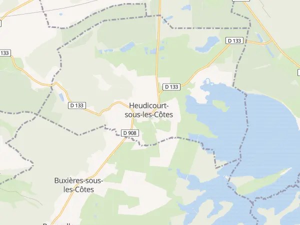Plan de Heudicourt-sous-les-Côtes