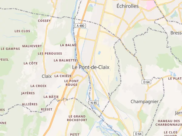Plan du Pont-de-Claix