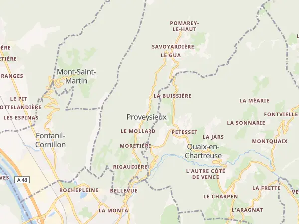 Plan de Proveysieux