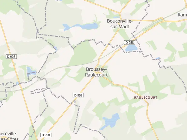 Plan de Broussey-Raulecourt