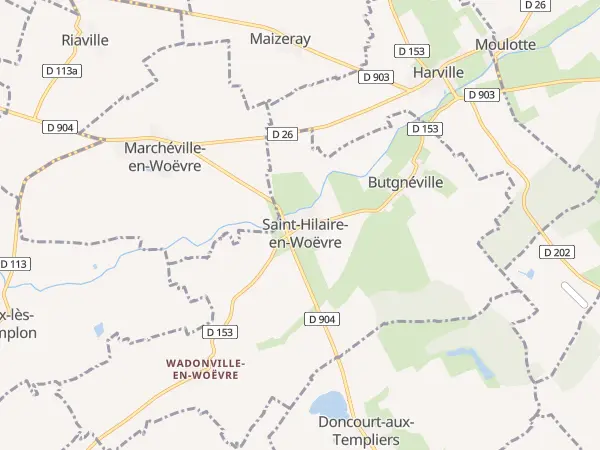 Plan de Saint-Hilaire-en-Woëvre