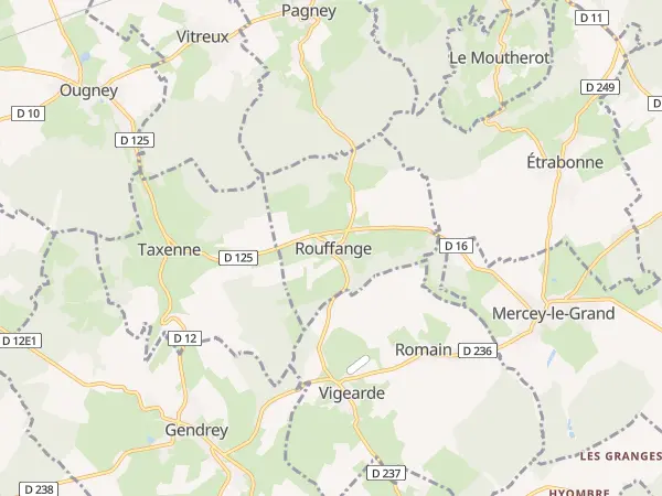 Plan de Rouffange