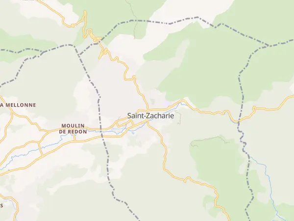 Plan de Saint-Zacharie