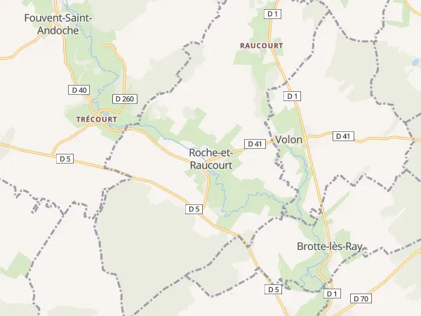 Plan de Roche-et-Raucourt