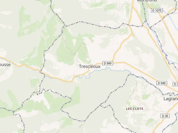 Plan de Trescléoux