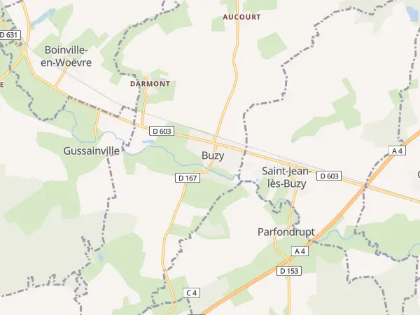 Plan de Buzy-Darmont