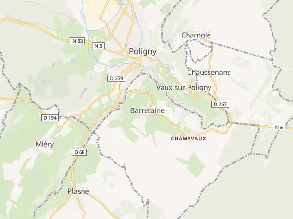 Plan de Barretaine