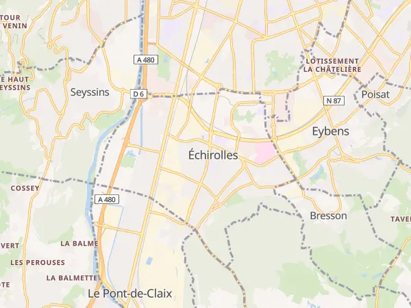 Plan de Échirolles