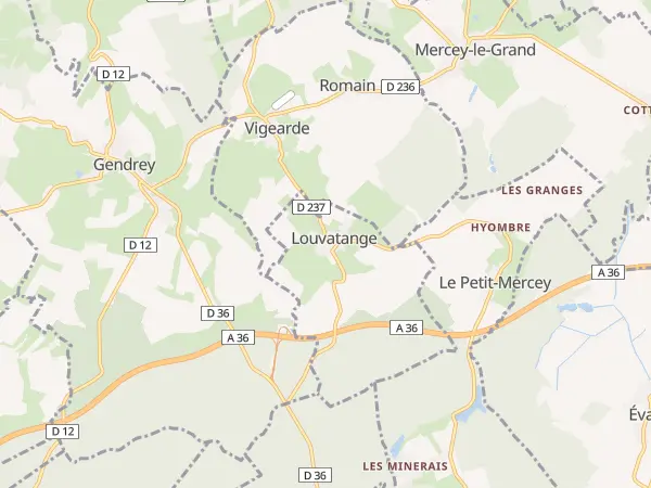Plan de Louvatange