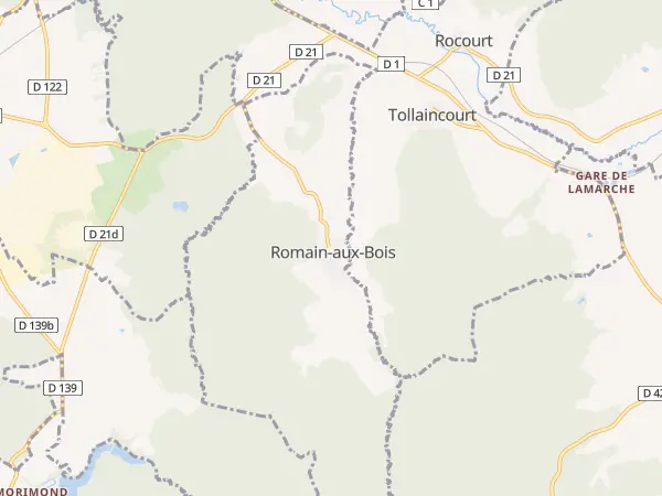 Plan de Romain-aux-Bois