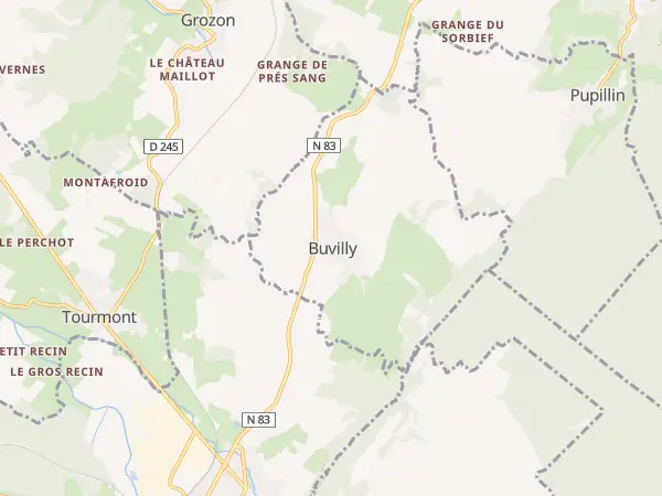 Plan de Buvilly
