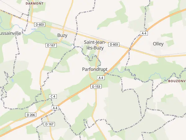 Plan de Parfondrupt