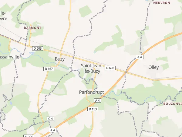 Plan de Saint-Jean-lès-Buzy