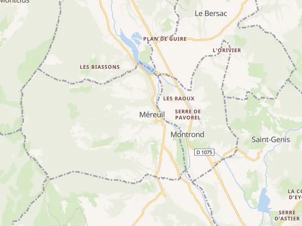 Plan de Méreuil