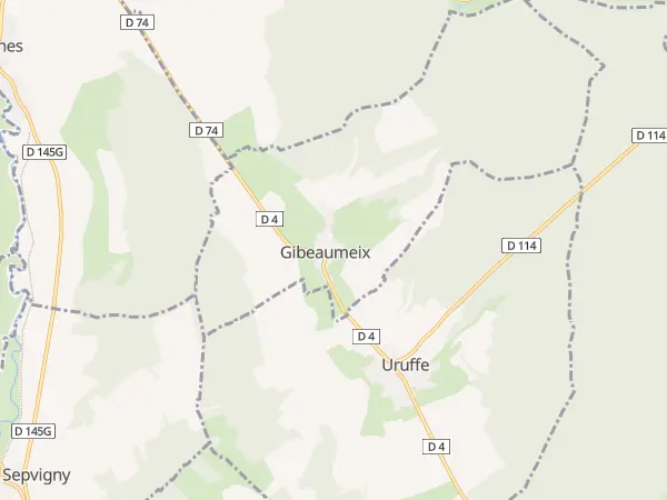 Plan de Gibeaumeix
