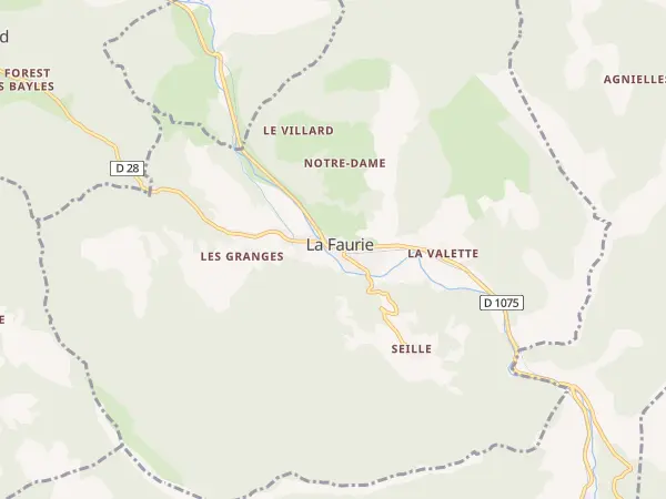 Plan de La Faurie