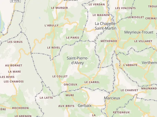 Plan de Saint-Pierre-d’Alvey