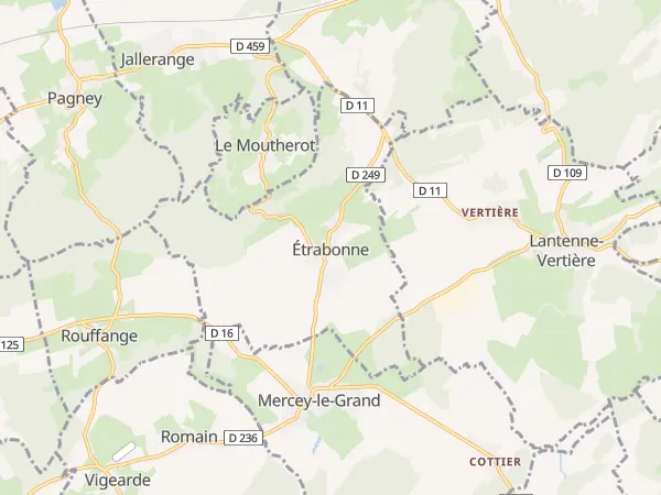 Plan de Étrabonne