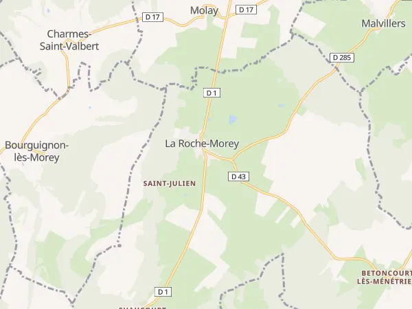 Plan de La Roche-Morey