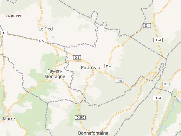 Plan de Picarreau