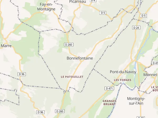 Plan de Bonnefontaine