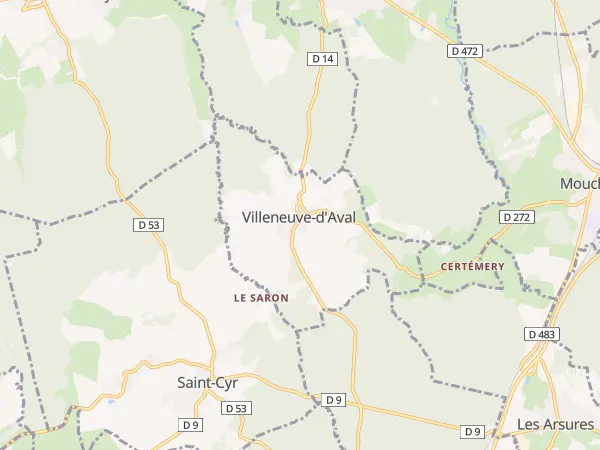 Plan de Villeneuve-d’Aval