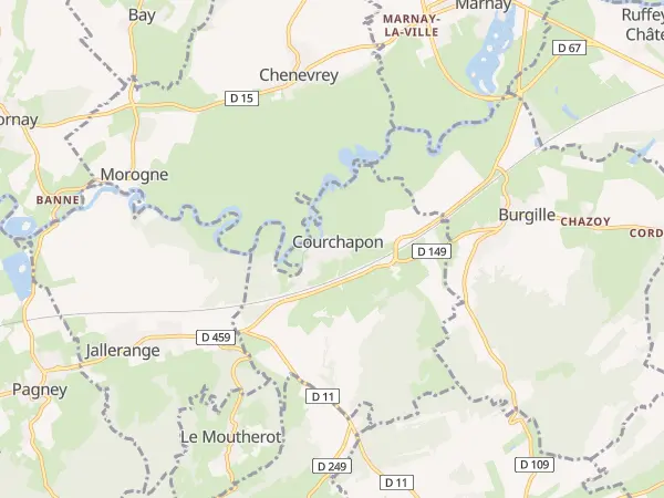 Plan de Courchapon