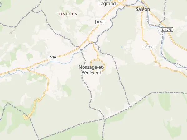 Plan de Nossage-et-Bénévent